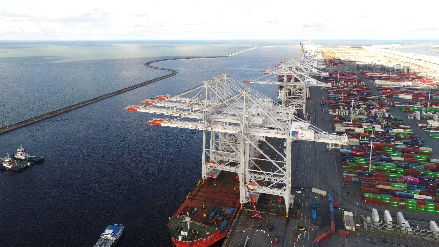 Cảng Le Havre là cảng container lớn nhất nước Pháp 